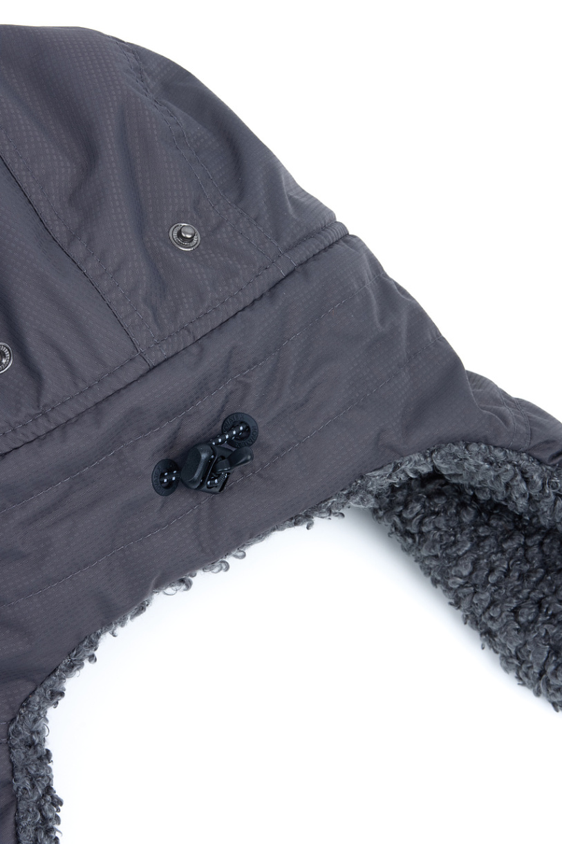 Камчатка шапка-ушанка GRAYLING, графит