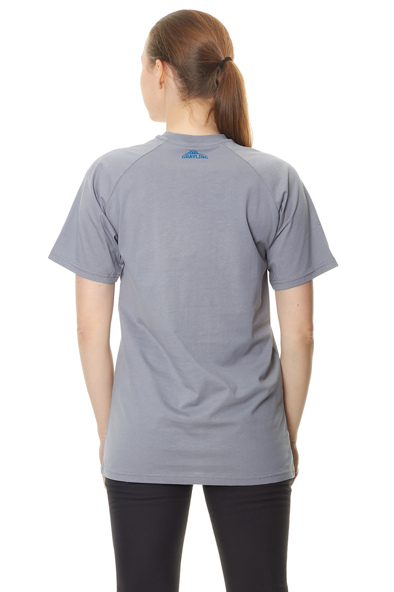 Футболка GRAYLING Logo T-Shirt (Лого) (хлопок, серый) GTS-02GR