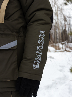 Камчатка МАГМА костюм для рыбалки GRAYLING. зимний хаки