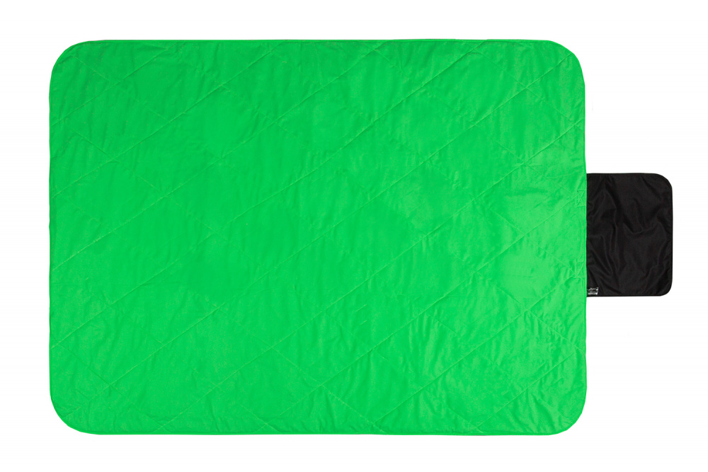 Одеяло утепленное "Mild" (таслан, черный/зеленый)